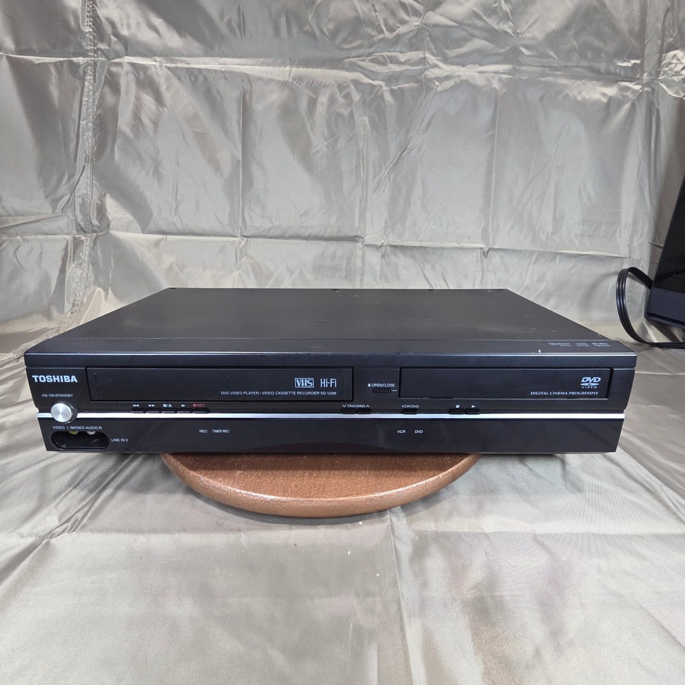 Toshiba SD-V296 DVD VCR Combo Player Hi-Fi VHS Digital Cinema Progressive Black